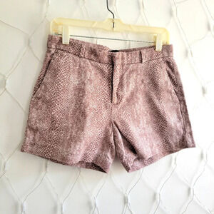 Banana Republic Dress Shorts / Snakeskin Print / Size 2